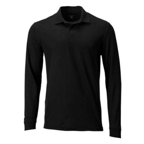 GREGNORMAN MEN INTERLOCK LONGSLEEVE POLO Pánské polo triko, černá, velikost