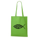 DOBRÝ TRIKO Bavlněná taška s potiskem Fisher of men Barva: Apple green