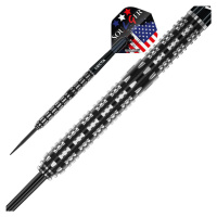 Sada steel šipek Winmau Leonard Gates 24g, 90% wolfram