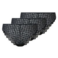 esmara® Dámské krajkové kalhotky, 3 kusy (černá)