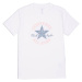 Converse CHUCK PATCH INFILL TEE Dámské tričko, bílá, velikost