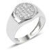 OLIVIE Pánský stříbrný prsten 5707