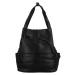Designový dámský koženkový batůžek/taška Armand, černá