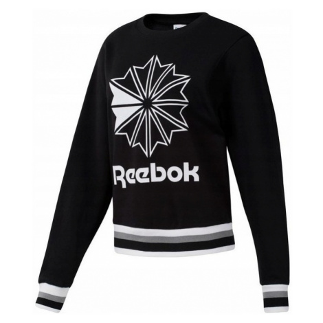 Reebok Sport CL FT Big Logo Crew Černá