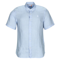 Timberland SS Mill River Linen Shirt Slim Modrá