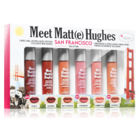 theBalm Meet Matt(e) Hughes Mini Kit San Francisco sada tekutých rtěnek pro dlouhotrvající efekt