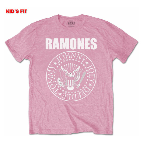 Ramones tričko, Presidential Seal Pink, dětské RockOff