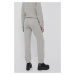 Kalhoty The Kooples dámské, šedá barva, s aplikací