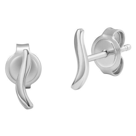 Skagen Minimalistické ocelové náušnice Wave SKJ1791040