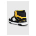 Kožené sneakers boty Tommy Jeans Em0em01108 Tommy Jeans Mid Cut Droid žlutá barva