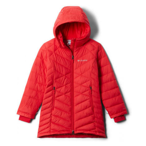 Columbia G HEAVENLY LONG JACKET Dívčí bunda, červená, velikost