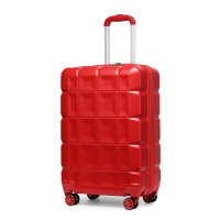 KONO skořepinové zavazadlo s TSA zámkem ABS - červená - 69L