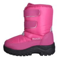 Playshoes Zimní boty se zapínáním na suchý zip růžové