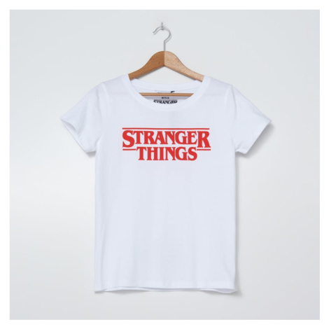 House - Tričko s potiskem Stranger Things - Bílá