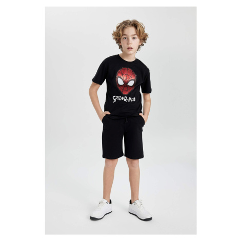 DEFACTO Boy Marvel Spiderman T-Shirt Shorts 2 Piece Set