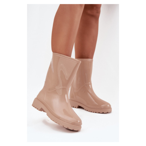 Dámské Béžové Holínky Elvara