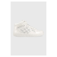 Kožené sneakers boty Karl Lagerfeld KUPSOLE III bílá barva, KL61056