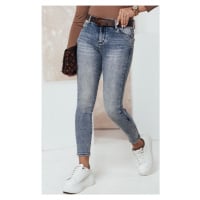 Dámské modré skinny džíny JEANSPURE Denim vzor