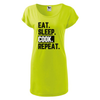 DOBRÝ TRIKO Dámské tričko/šaty s potiskem Cook