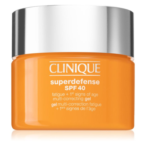 Clinique Superdefense™ SPF 40 Fatigue + 1st Signs of Age Multi Correcting Gel hydratační gel pro