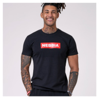 NEBBIA - Pánské tričko BASIC 593 (black) - NEBBIA