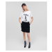 Tričko karl lagerfeld karl archive oversized t-shirt bílá