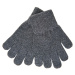 Mikk-Line Mikk - Line dětské vlněné rukavice 3ks 93032 Decadent Chocolate-Black-Antrazite