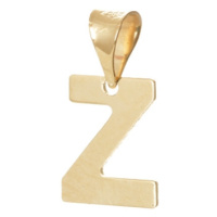 Přívěšek písmenko Z ze žlutého zlata ZZ0825ZF + dárek zdarma