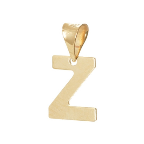 Přívěšek písmenko Z ze žlutého zlata ZZ0825ZF + dárek zdarma Housa Jewel