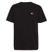 Tommy Jeans Badge Crew T-Shirt Black Černá