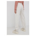 Bavlněné kalhoty Reebok Classic H49252 dámské, krémová barva, melanžové