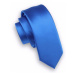 Klasická modrá pánská kravata bez vzoru