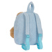 Safta Teddy Bear dětský batůžek s plyšovým medvídkem - 4,65 L - modrý