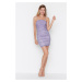 Trendyol Lilac Underwire Detailed Dress