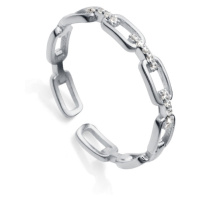 Viceroy Elegantní otevřený prsten ze stříbra Elegant 13044A01 52