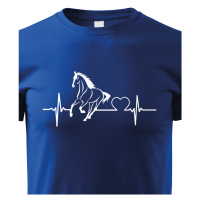 Dětské tričko pro milovníky koní - Tep a kůň