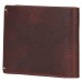 Pánská kožená peněženka Burkely Neah - tmavě hnědá