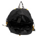 Stylový univerzální látkový batoh Bulo, černo-žlutá