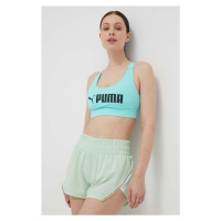 Sportovní podprsenka Puma Fit černá barva