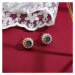 Éternelle Náušnice s perlou a opálem Christelle - modrý opál E1201 Zlatá