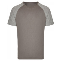 Zúžené baseballové tričko r s krátkým kontrastním rukávem