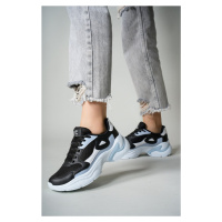 Riccon Women's Sneakers 0012152 Black, White, Blue