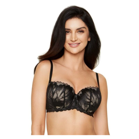 Push-up podprsenka Moon/B1 černá Gorteks