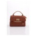 DGN 10011 Women's Lockable Bag Tan Clay