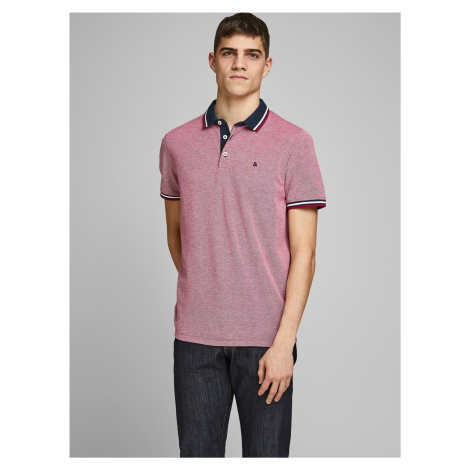 Červené polo tričko Jack & Jones Paulos