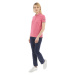 Polokošile la martina woman polo s/s piquet stretch růžová