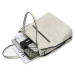 LUIGISANTO PROSTORNÁ SHOPPER BAG - KRÉMOVÁ -OW-TR-T66881-1-CREAMY WHITE