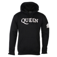 mikina s kapucí pánské Queen - Logo & Crest Applique - ROCK OFF - QUAPQHD01MB