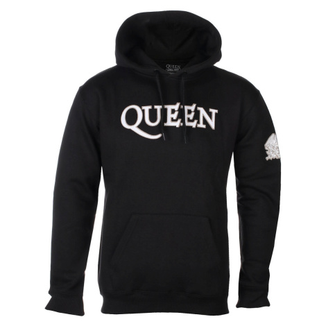 mikina s kapucí pánské Queen - Logo & Crest Applique - ROCK OFF - QUAPQHD01MB