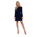 Made Of Emotion Woman's Dress M753 Navy Blue